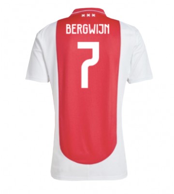 Ajax Steven Bergwijn #7 Primera Equipación 2024-25 Manga Corta